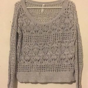 Cropped Gray Sweater